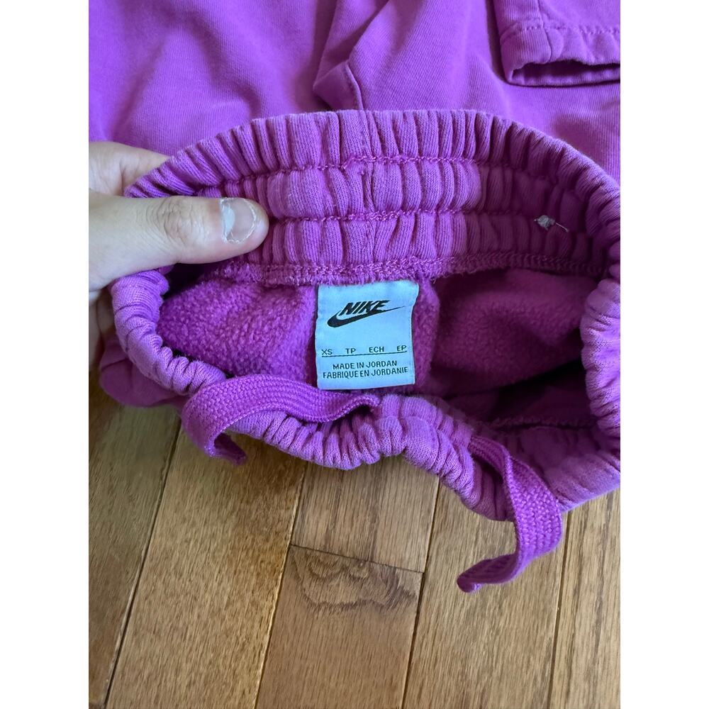 NIKE | Fuchsia Girl’s/Kid’s Athlesuire Loungewear Wide Leg High Waist Pants XS - Picture 7 of 9